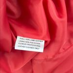 Karina Grimaldi NWT Pink 100% Lamb Leather Ruffle Mini skirt Photo 7
