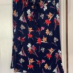 St. John ’s Day Rayon Blended Floral Blue Skirt Size M Photo 2