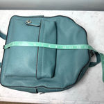 Coach 14468 Campus Leather Backpack Teal Authenticated Photo 11