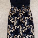 Cals Tube Top Bottom Sequin Evening Dress Photo 3