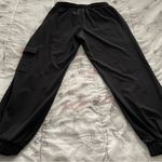 Nanette Lepore black pull on drawstrings knee pocket joggers cargo pants size XS Photo 12