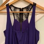 AQUA  Sleeveless Dress Purple Black Lace Size Small Photo 2