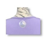 EleVen M Lilac Ribbed Long Sleeve Top Tennis Golf Activewear Stretch Square Neck Purple Size M Photo 3