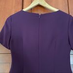 Talbots Purple Short Sleeved Crepe Dress Size 2 Petite Photo 4