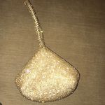 Urban Outfitters Gold Sparkly Clutch  Photo 0