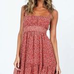 Princess Polly The Bonnie Mini Dress Maroon Photo 1