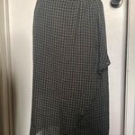 Mango MNG by  plaid midi skirt with ruffle detail Photo 0