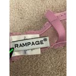Rampage Floral Lace Bra Semi Sheer Sexy Feminine Lace Up Intimates Photo 3