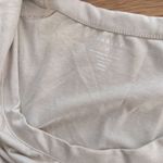 Varley  long sleeve Kearney active run athletic shirt in Blum light tan neutral Photo 2