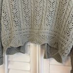 Jessica Simpson ‎ Sage Green Chenille Crop Sweater Size Small Photo 5