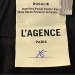 L'Agence L’AGENCE Rosalie high rise pedal pusher in black size XS. Stretch. NWT Photo 5