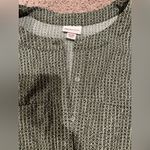 Merona  Chinese Collared Chevron Olive Green Dress Photo 2