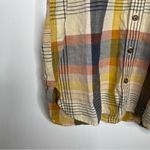 Carhartt  Womens Lightweight Twill Plaid Button Down Shirt Loose Fit Size Small Photo 5