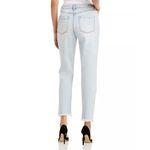 BLANKNYC Madison Crop High Rise Distressed Bandana Patch Jeans Size 25 Blue Photo 8