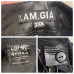 I am gia I.AM.GIA Xenia Faux Leather Lace Up Pants XXS Photo 9