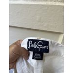 Lesley Evers Alison Pencil Skirt White Straight Cut Nautical Sea Beach Preppy XS Photo 1