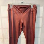 Nike  Copper Shiny Dri-FIT Leggings Size Large Photo 1