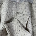 Lands' End Women's 1X 100% Cashmere V-Neck Sweater Flecked Off-White NWOT Plus Photo 3