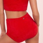 For Love & Lemons Red Fiona shorts Photo 1