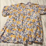 Entro Floral Blouse or Dress with Yellow and Purple Flowers Photo 1
