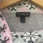 Talbots Button Shoulder Fair Isle Pullover - M Photo 6