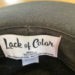 Lack of Color  Wide Brim Fedora in Black 100% Wool Size S Photo 3