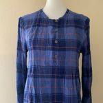 Anthropologie Holding Horses  Plaid Tunic Top Photo 1