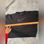 Nike  black swoosh sweatshirt medium Photo 6