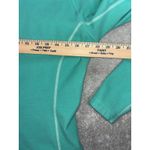 Mountain Hardwear Fleece Quarter Zip Pullover Sweatershirt Women's Medium Teal Photo 7