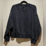 Free People Movement Hatch Intercept Sweatshirt Black Washed out Size L Photo 4