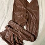 Forever 21 Brown Leather Pant Photo 0