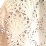 Holly Shae Eyelet Lace Neck Tie Maxi Dress Women's XS/M White Boho Resortwear Size undefined Photo 6