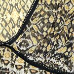 Earthbound TRADING CO. Bohemian Patterned Mesh V-Neck Top Size XXL Photo 3