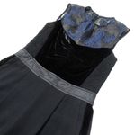 Rebecca Taylor NWT Velvet & Organza Floral Jumpsuit in Dark Violet Black 2 $525 Photo 8