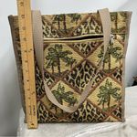 Behringer Palm Tree Leopard Print Nylon Tote Bag w/matching Small Coin Purse Photo 8