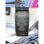 DKNY Jeans Y2K Map Print Pants Women 7 Low Rise Cropped Flare 2000s Streetwear Blue Size undefined Photo 2