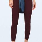 Lululemon (Like New) In Movement Tight 25" *Everlux in Garnet, Size 2 Photo 10