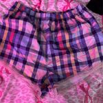 pink and purple lace plaid shorts Photo 0