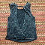 BLACK MOON LOTUS HOLEY OPEN BACK YOGA TANK Gray Size XS Photo 3