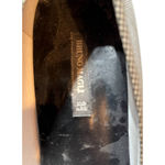 Bruno Magli Black and White Check‎ Lucite Heel Pump Size 8 Photo 1