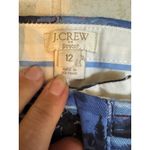 J.Crew NWT  City Fit Stretch Chino Shorts Size 12 Blue Tropical‎ Palm Beach Photo 1
