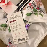 Athleta White Floral Gold Coast Bikini Bottoms Photo 3