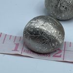 Vintage MCM two pair half dome clip earrings silver & gold tone. Photo 5