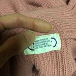 Vintage 70s oversized collar salmon sweater Pink Photo 2