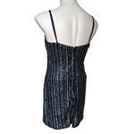 Trixxi NWT,  Shine Dress Spaghetti Straps Blue Sparkle, Sz S Photo 7