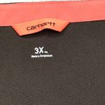 Carhartt Women's Brown Cross-Flex Media Short Sleeve Scrub Top Plus Size 3XL Photo 4