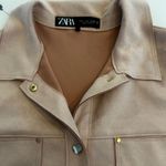 ZARA  Pink Utility Jacket with Crew Neckline NWOT LARGE Photo 3