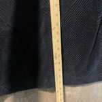 Gap  Skirt Womens 6 Corduroy Black Pencil Knee Fitted Back Zipper Modest Minimal Photo 4