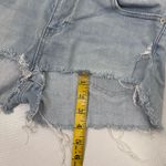 Uniqlo Jean Shorts Denim Midrise Distressed Hem Cotton Light Cut Off 28 Photo 7