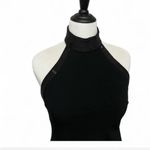 Ralph Lauren Vintage Black label beaded Halter formal holiday black tie Dress 12 Photo 3